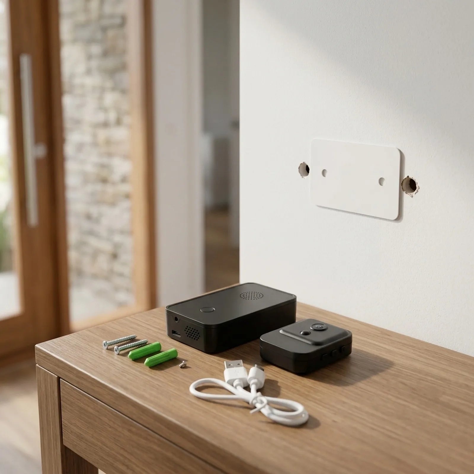 Remote Video Doorbell KEMENT Door Intercom Visitor Communication Peace Of Mind Communication Two-way Intercom System For KEMENT Oasis Select