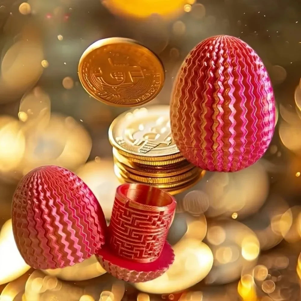 3D Printed Interactive Dragon Egg Creative Money Puzzle Maze Dragon Eggs Gifts Decorate Unlock Storage Box for Birthdays Oasis Select