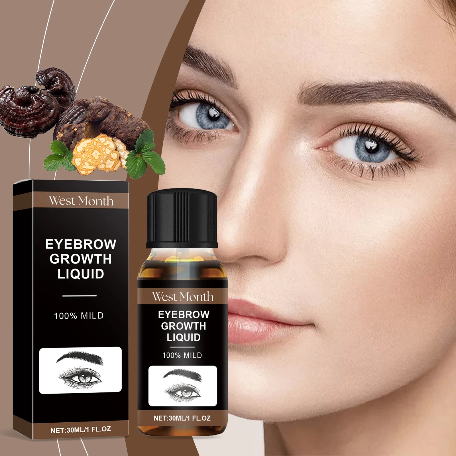 Eyelash Hair Growth and Hair Loss Prevention Product for Thicker and Longer Eyebrow Makeup Oasis Select