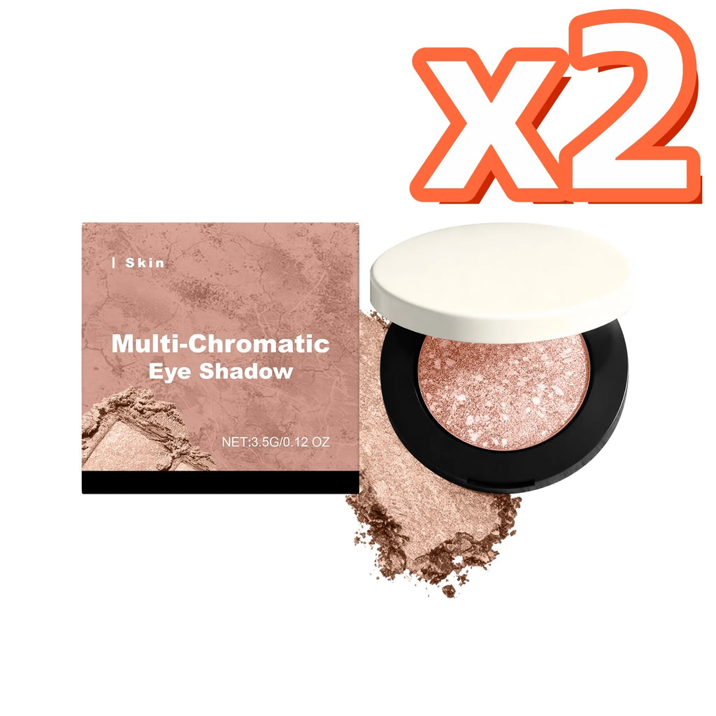 Matte & Shimmer Eyeshadow Palette – Blendable, Waterproof 3.5g Eyeshadow Palette Oasis Select Natural Skin X 2