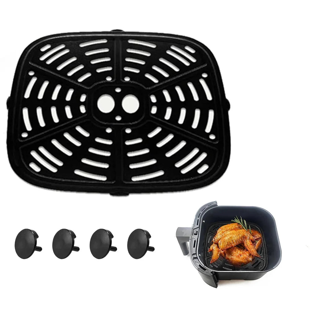 Air Fryer Basket Replacement Grill Pan Air Fryer Grill Plate Air Fryer Power Parts Plate Tray For Holstein Housewares Air Fryer Oasis Select