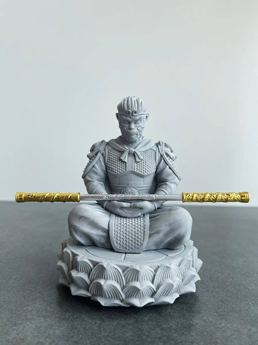 Fish tank landscape Sun Wukong battle Buddha decoration micro landscape decoration submerged small stone Zen decoration Oasis Select
