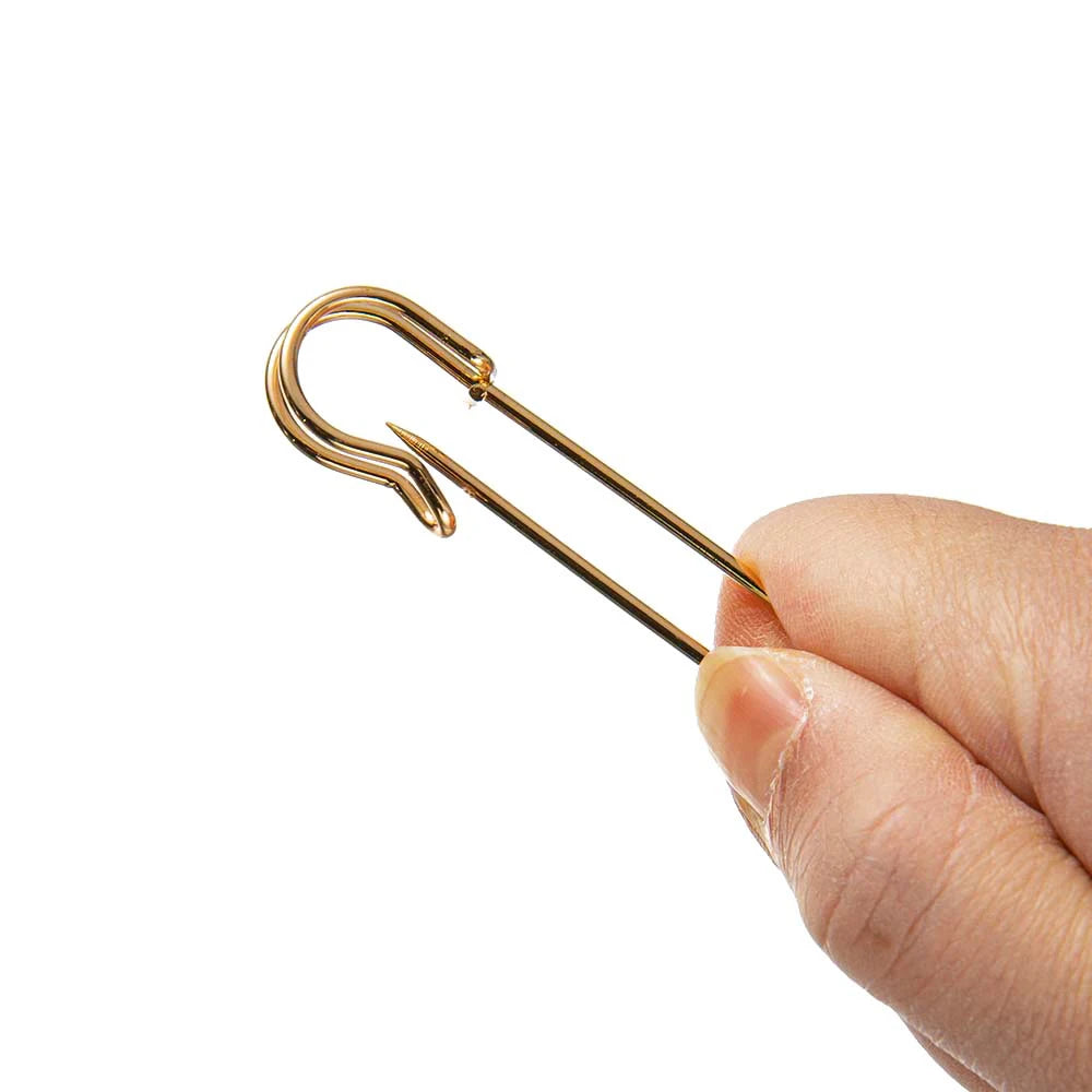 20pcs Heavy Duty Large Safety Pins for Clothes for Clothes, Ideal for Leather Canvas and Wool, Sharp Tip for Secure Hold Brooch Oasis Select