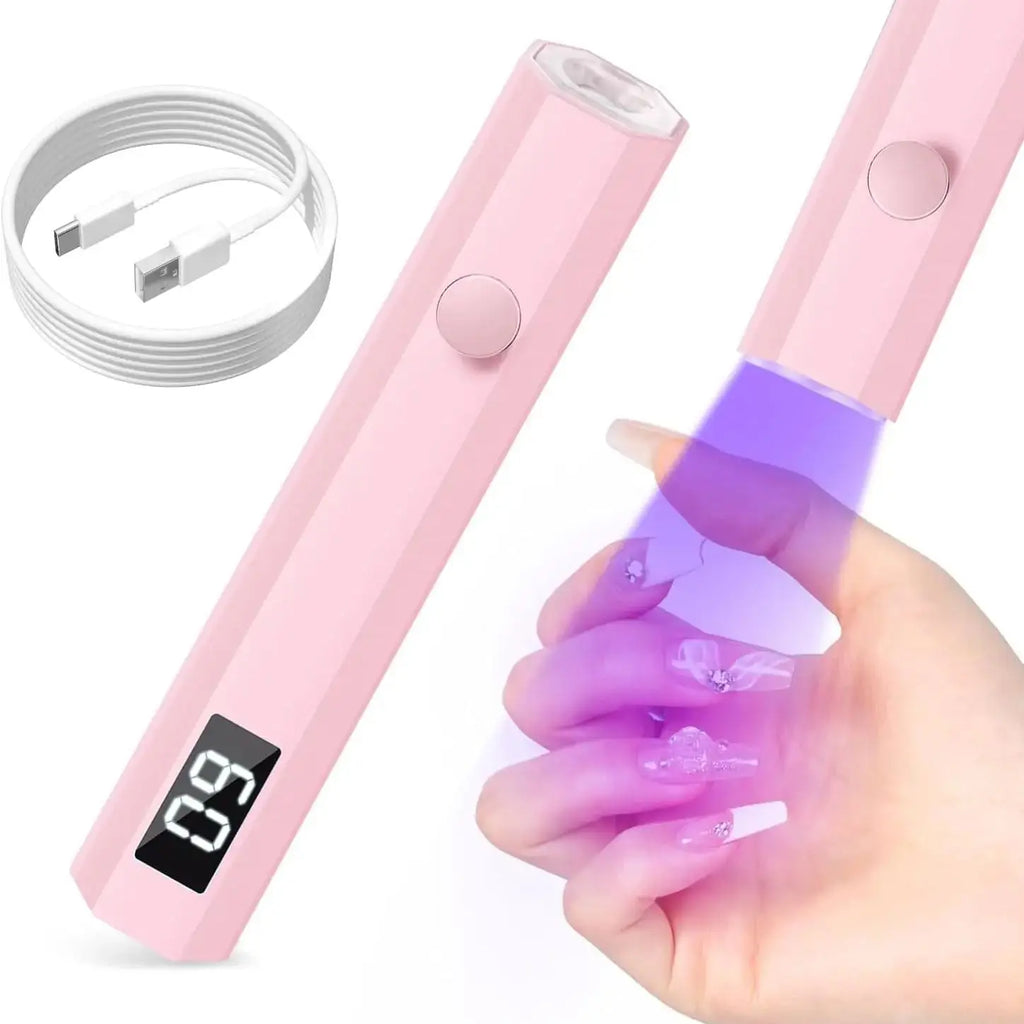 Portable UV LED Nail Lamp 3W – Gel Polish Curing, 2 Timers UV Nail Lamp Oasis Select Nail dryer
