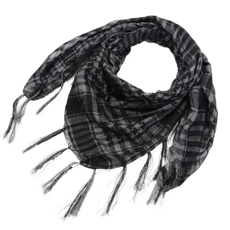 Keffiyeh Tactical Desert Scarf Wrap Shemagh Head Neck Arab Scarf Keffiyeh Scarf Wrap for Men And Women Oasis Select type-3 4pcs