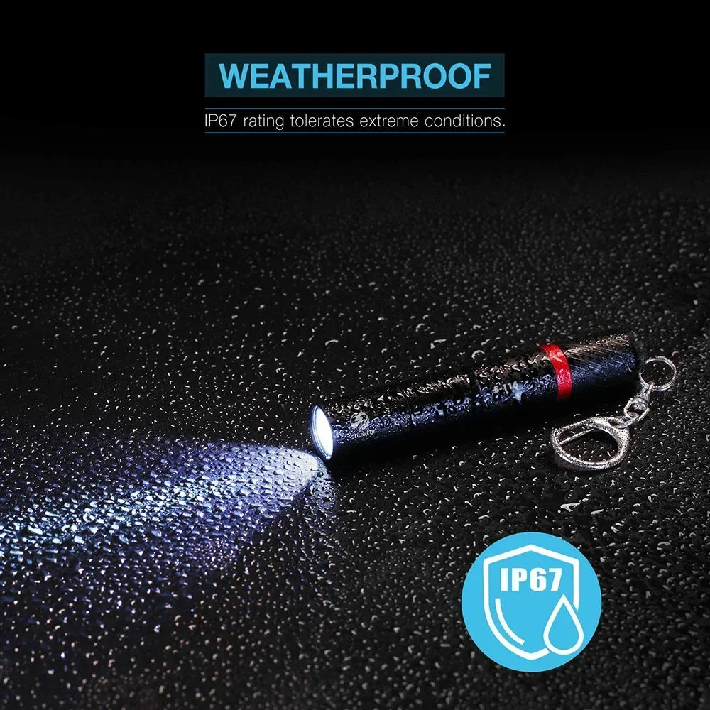 ESMARTER Mini LED Pen Flashlight – IP67 Waterproof, 500 Lm