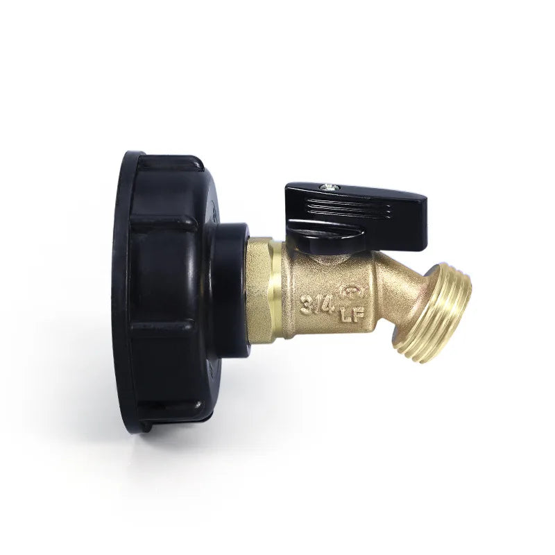 Male Thread IBC Tote Tank Adapter - Drain Hose Connector Faucet Tap Valve Fitting Part for Tank Faucet Oasis Select
