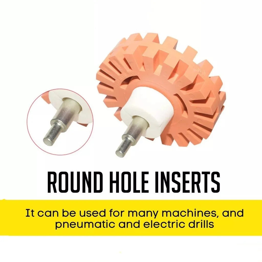 Car Decal Remover Eraser Wheel Rubber Disc For Electric Drill Rotary Car Surface Sticker Removal Tool Rubber Polishing Wheel20mm Oasis Select Variant