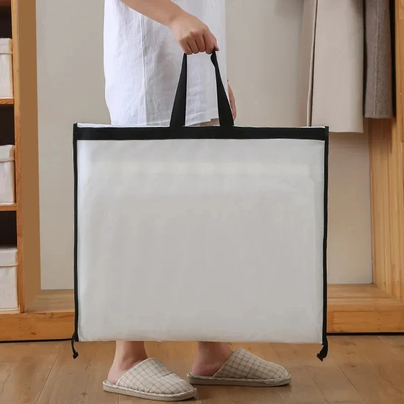 New Thickened Wedding Dress Dust-proof Bag Waterproof Coat Hanging Storage Bag Household Suit Jacket Protective Cover Oasis Select