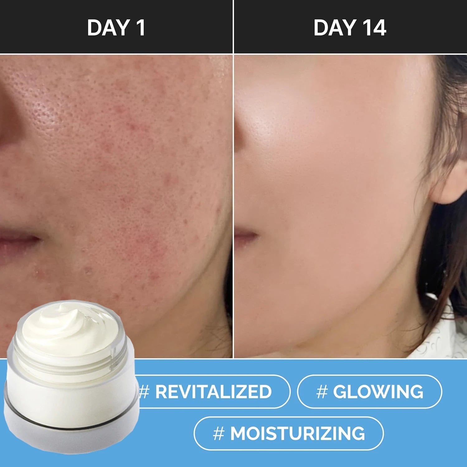Retinol Night Cream – Collagen, Hyaluronic Acid & Centella 50g