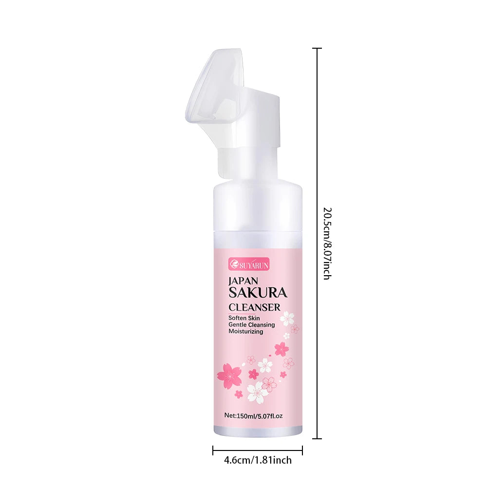 SUYARUN Sakura Face Wash – Brightening Hydrating Cleanser Facial Cleanser Oasis Select