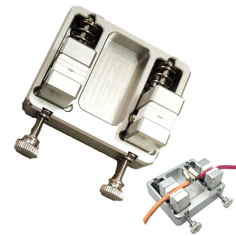 High-Temp Soldering Wire Clamp – Ceramic & 6061 Aluminum
