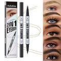 2-in-1 Waterproof Liquid Eyebrow Pencil – 5 Shades, Long-Lasting Liquid Eyebrow Pencil Oasis Select DARK GRAY 05Black