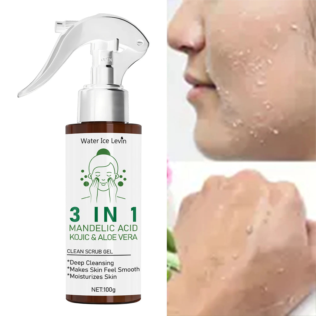 3-in-1 Mandelic Acid & Kojic Acid Scrub Gel with Aloe Vera Exfoliating Scrub Gel Oasis Select