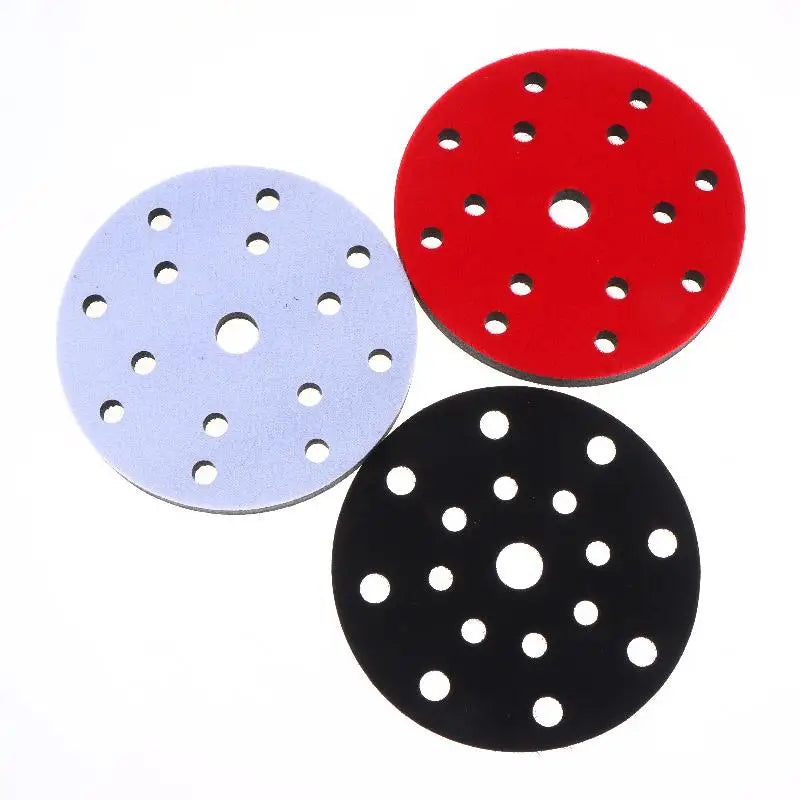 6-Inch 15-Hole Sponge Sanding Buffer Pad for Orbital Sanders