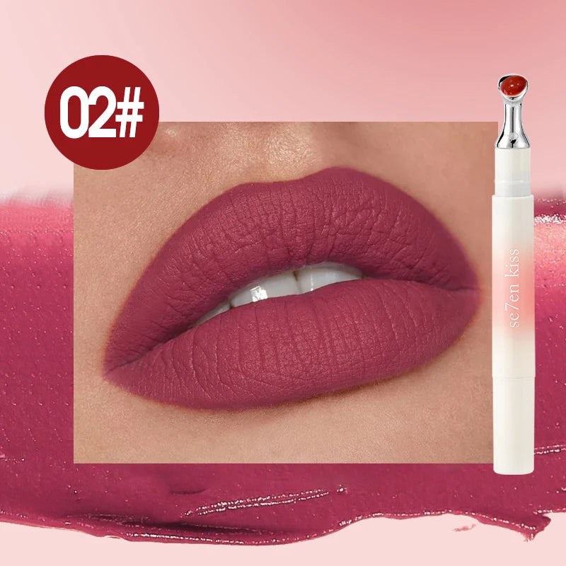 Se7en Kiss Velvet Matte Lip Glaze – Waterproof & Long-Lasting