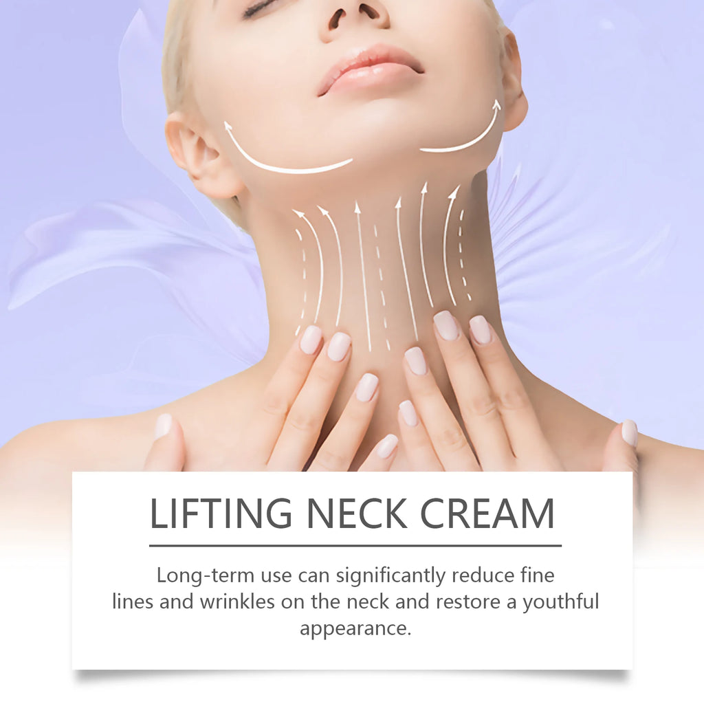 Neck Cream Firming Lifting Reduce Fine Line Skin Sagging Tightening Smoothing Cream Eliminate Double Chin Rejuvenation Neck Care Oasis Select