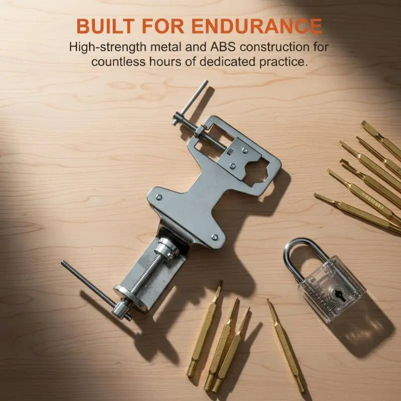 Adjustable Metal Practice Lock Vise Clamp Tools Softcover Type Practice Lock Vise Clamp High Quality Oasis Select