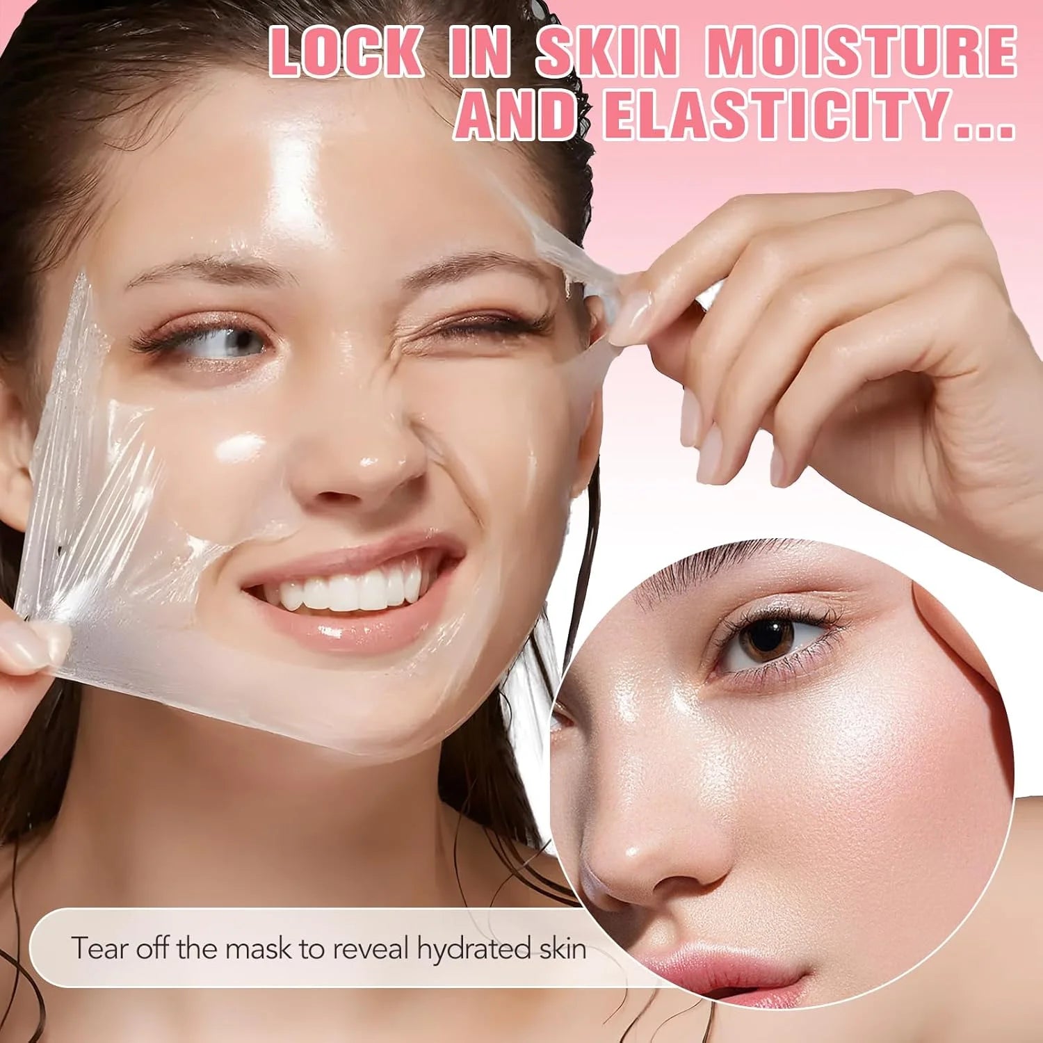 Korean Collagen Peel-Off Overnight Face Mask – 75ml Collagen Peel Mask Oasis Select