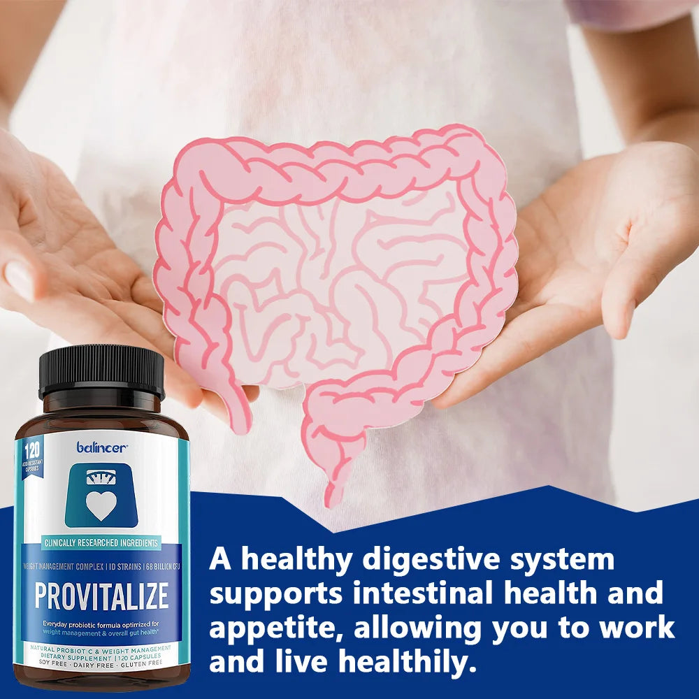 Provitalize Capsules - Women Probiotics + Moringa, Weight Management, Immune Health & Gut Health Support, 30/60/120 Caps Oasis Select