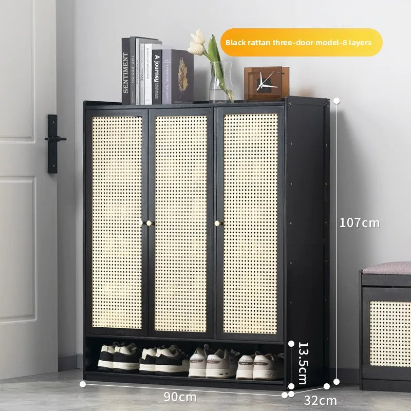 Shoe rack at the door of the household, storage artifact, space-saving simple interior, good-looking and dustproof dormitory Oasis Select Sanmen 8th 1