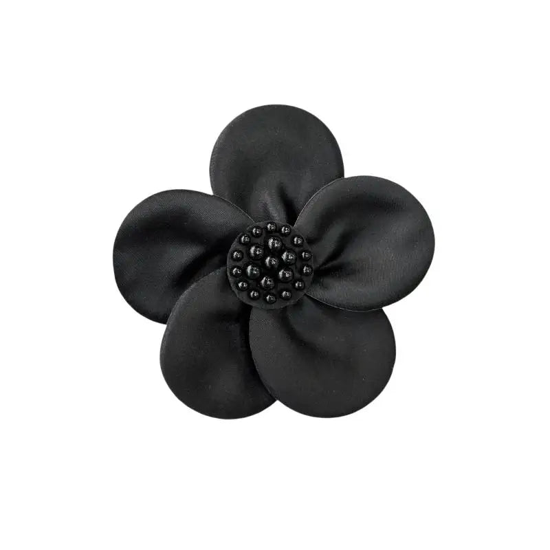 5 Pcs Black White Hand Sewn Colored Ding Cloth With Flower Clothing Patch DIY Clothing Accessories 11CM Oasis Select