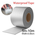 Waterproof Tape High Temperature Resistance Aluminum Foil Thicken Butyl Tape Wall Pool Roof Crack Duct Repair Sealed Self Tape Oasis Select 1 Meter x 5cm