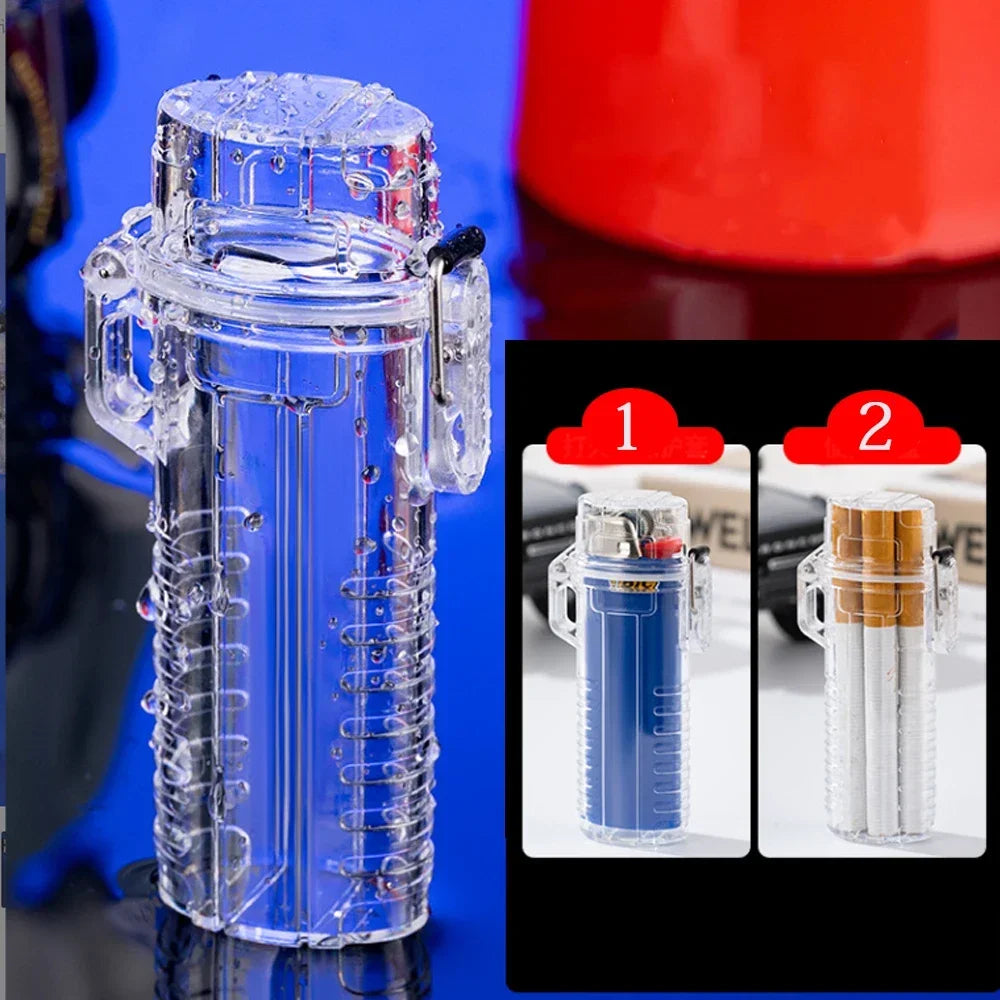 1pc Waterproof Lighter Case for BIC Classic Regular Lighter J6 EDC Cigarette Case Lighter Holder Sleeve Oasis Select
