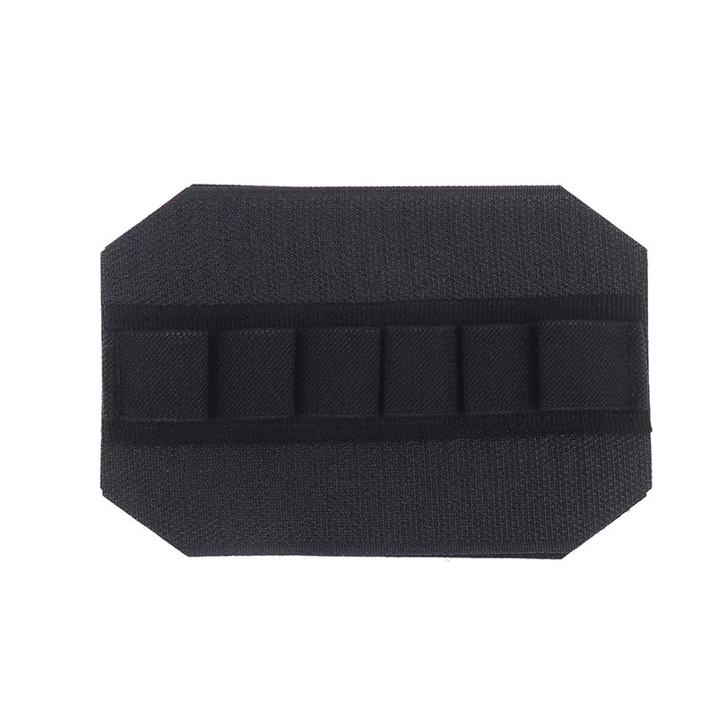 Portable Bag Insert Elastic Holder Elastic Loop Panel Hook And Loop Organizers Pouch Insert Attachment With Hook Fastener Oasis Select 6 holes Black