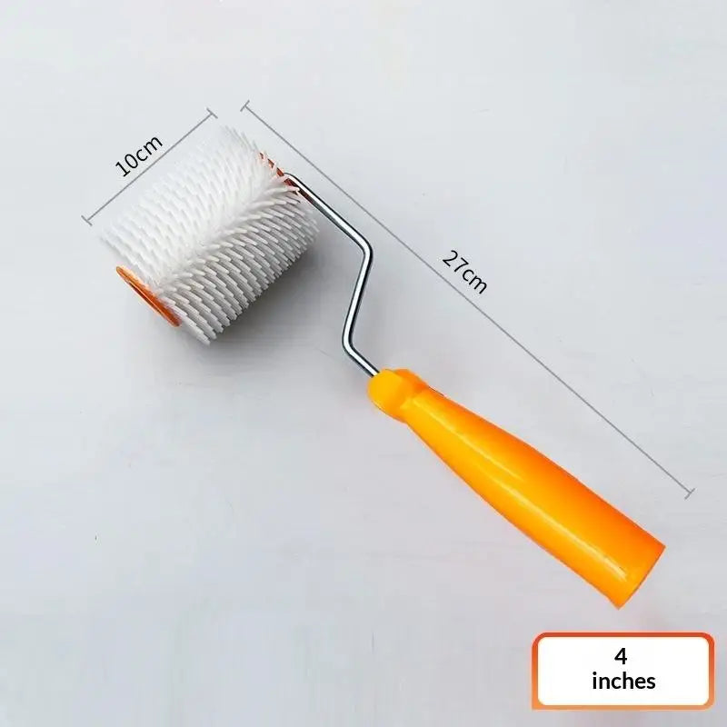 1PC 10/16/24CM Defoaming Drum Brush Spike Roller Latex Floor Self Compound Roller Leveling Screed Spiked Roller Paint Brush Roll Oasis Select A1