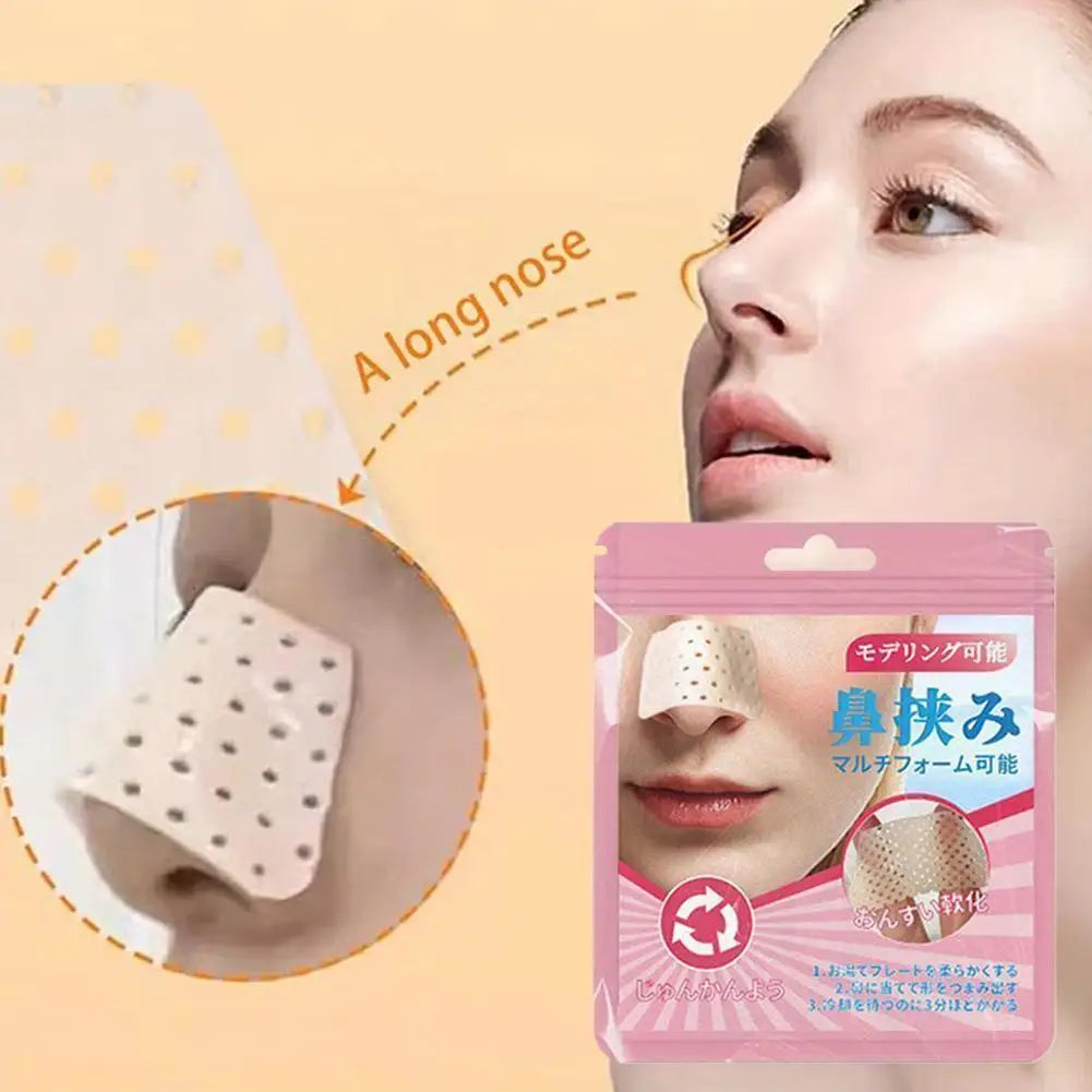 1/2 Packs Thermoplastic Nasal Splints,Trapezoid Nose Brace Splints Nose External Support Protector Patch for Nose Brace Fracture Oasis Select