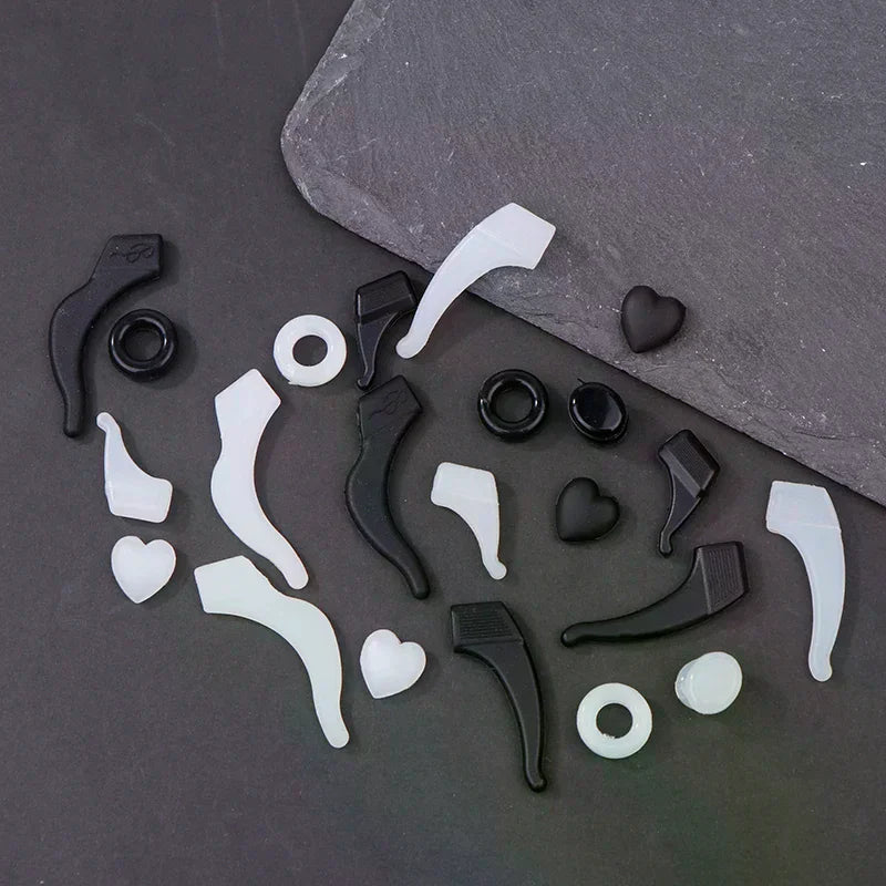 Anti-slip Silicone Ear Grip Glasses Eyeglasses Leg Ear Hook Stopper Bracket Fastener Accessories Temple Tip Eyewear Holder Oasis Select