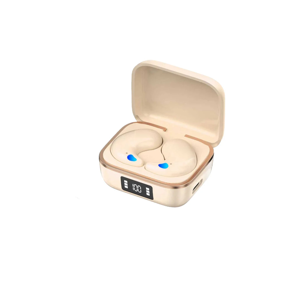 Sleeping Earbuds Wireless Mini Headphones For Work TWS Bluetooth Earphone Stereo Hidden Headsets with Mic HD Call Sport Oasis Select khaki
