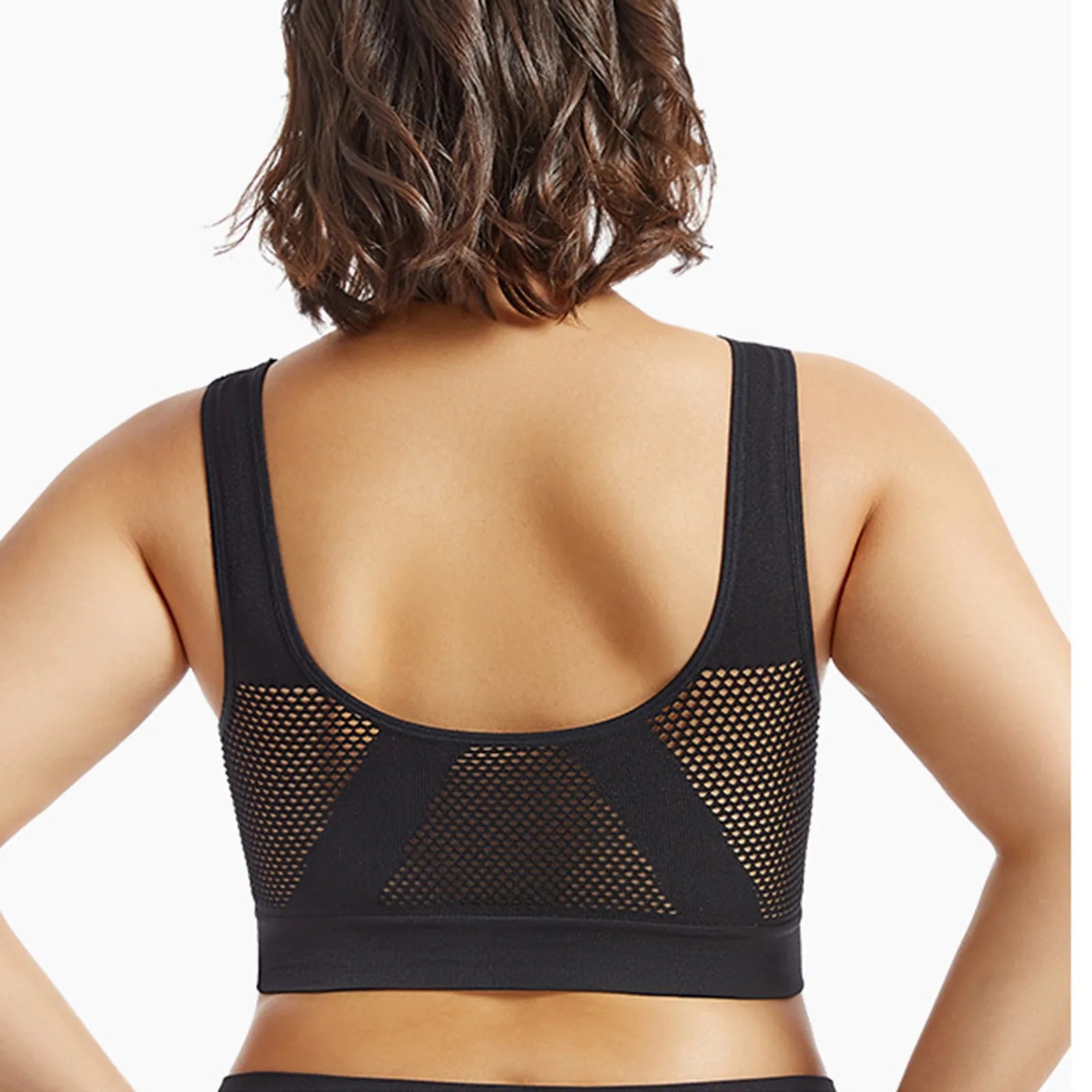 Breathable Sports Bra Top Fitness Women Brassiere Removable Padded Sport Bra Running Gym Seamless Push Up Bras Oasis Select