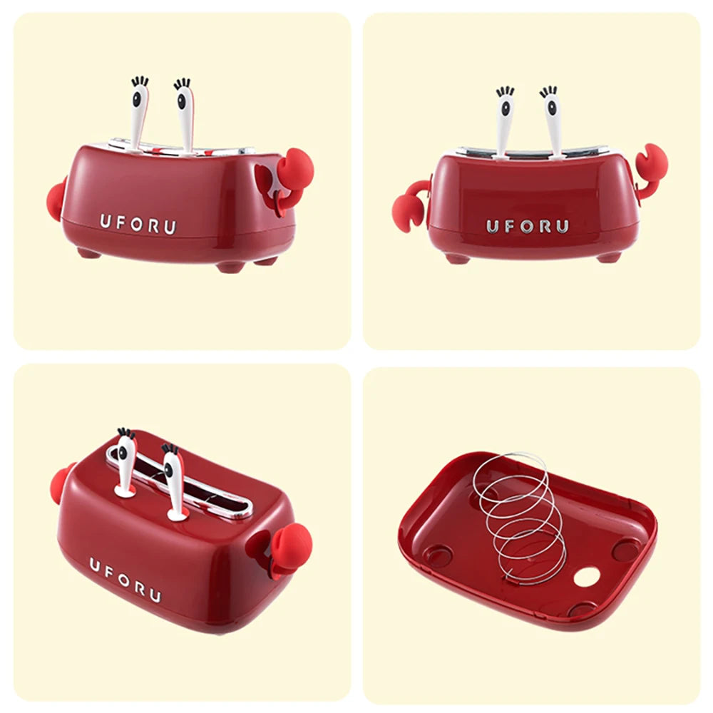Tissue box, cartoon design featuring Mr Crab, an adorable tissue storage box suitable for the living room, bedroom, and bathroom Oasis Select