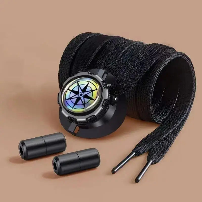 1 Pair Of No-Tie Sport Locks - Rotating Buckles For Thick Laces, Quick Fasten Unisex For Outdoor & Athletic Shoes Oasis Select A6