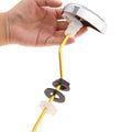 Rust-Proof Chrome Toilet Handle – Side-Mount Curved Lever