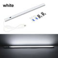 USB Powered LED Light Bar with Hand Scan Motion Sensor for Kitchen Bedroom Cabinet Night Lighting Aluminum Profile Lamp Oasis Select 40cm White