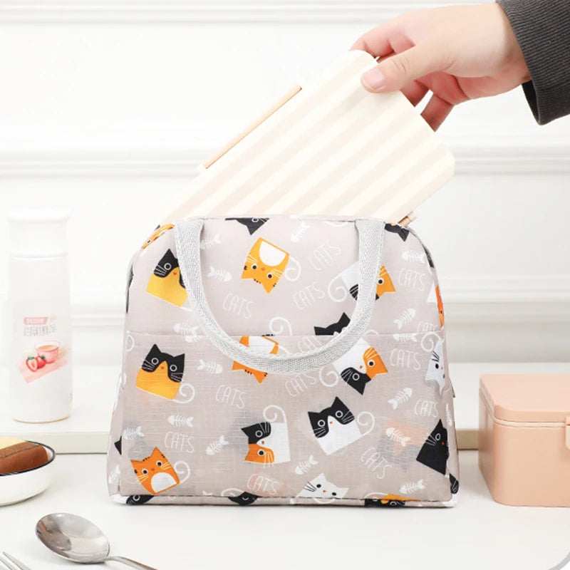 Cute Animal Insulated Lunch Bag – Large Capacity & Waterproof