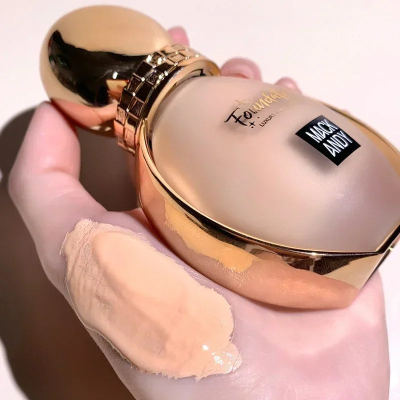 LUXURYTO 40ml Full Cover Liquid Foundation BB Cream Waterproof