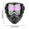 Auto Darkening Welding Helmet Detachable Welding Protector Protective Shield for Processing Soldering Welder Protector Helmet Oasis Select B