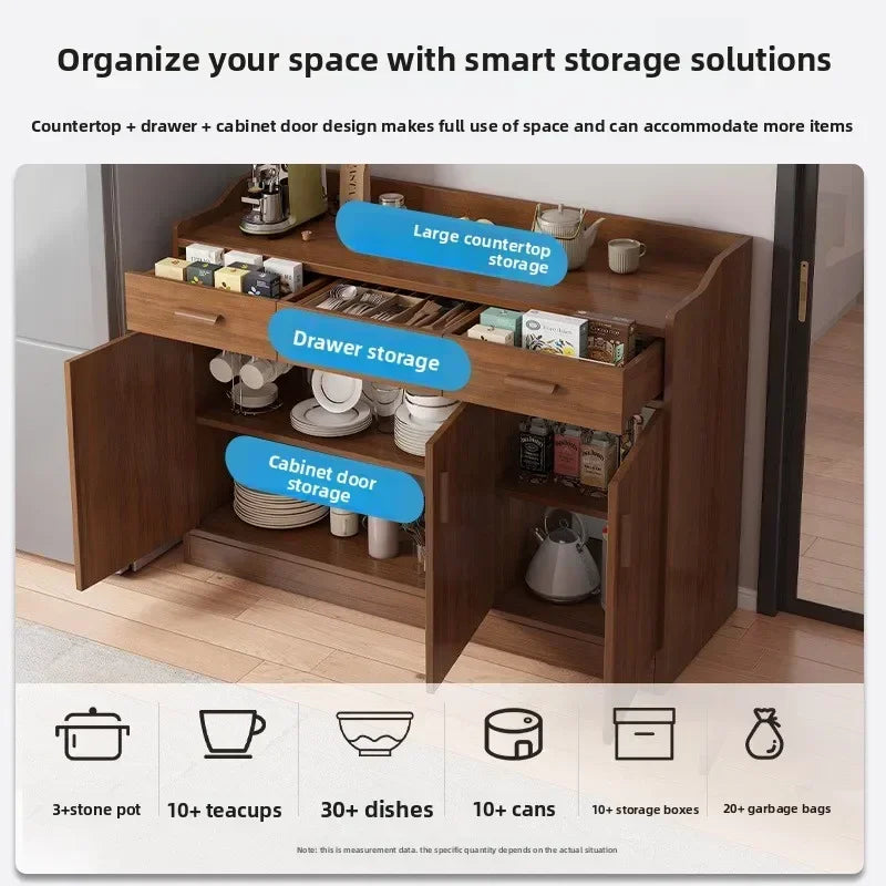 Multi-functional Household GoodsSide Cabinet, Kitchen Against The Wall, Large Capacity Storage Rack, Floor-to-ceiling Locker Oasis Select