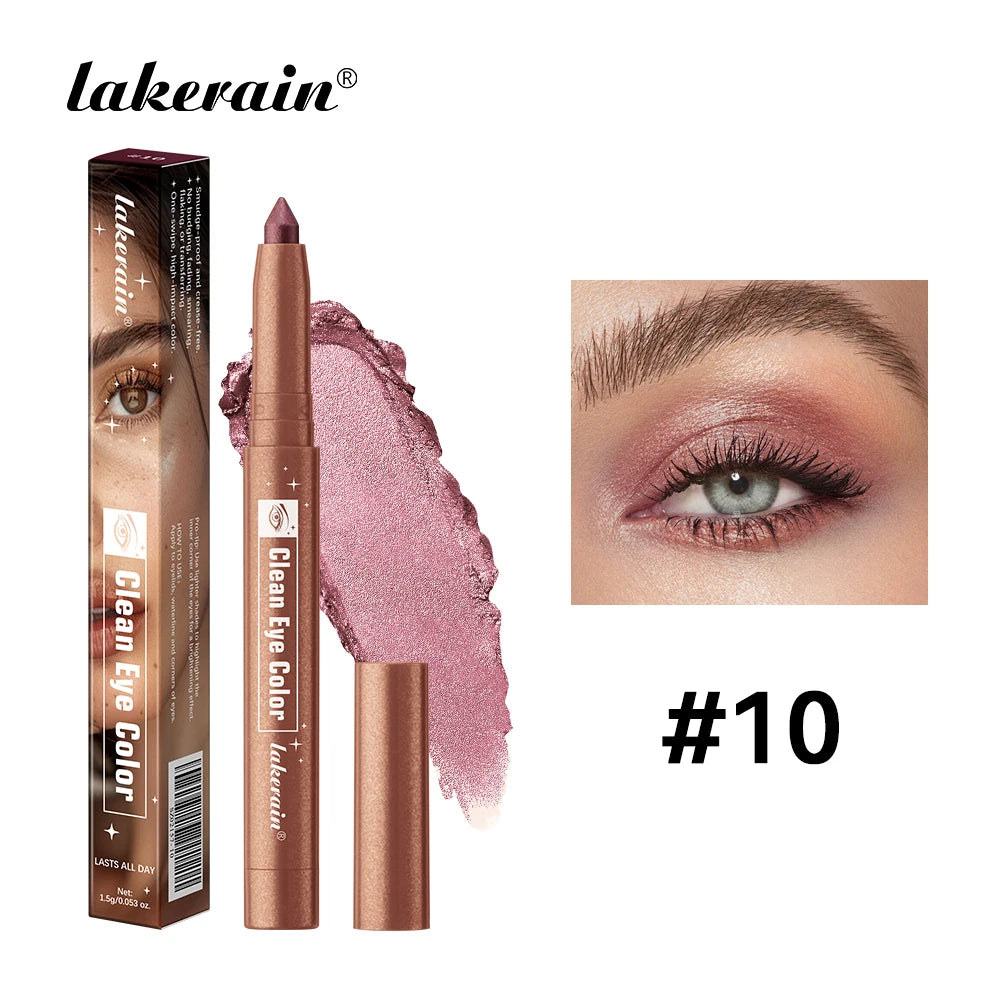 Pearlescent Glitter Eyeliner Pencil – 26 Shades, Waterproof