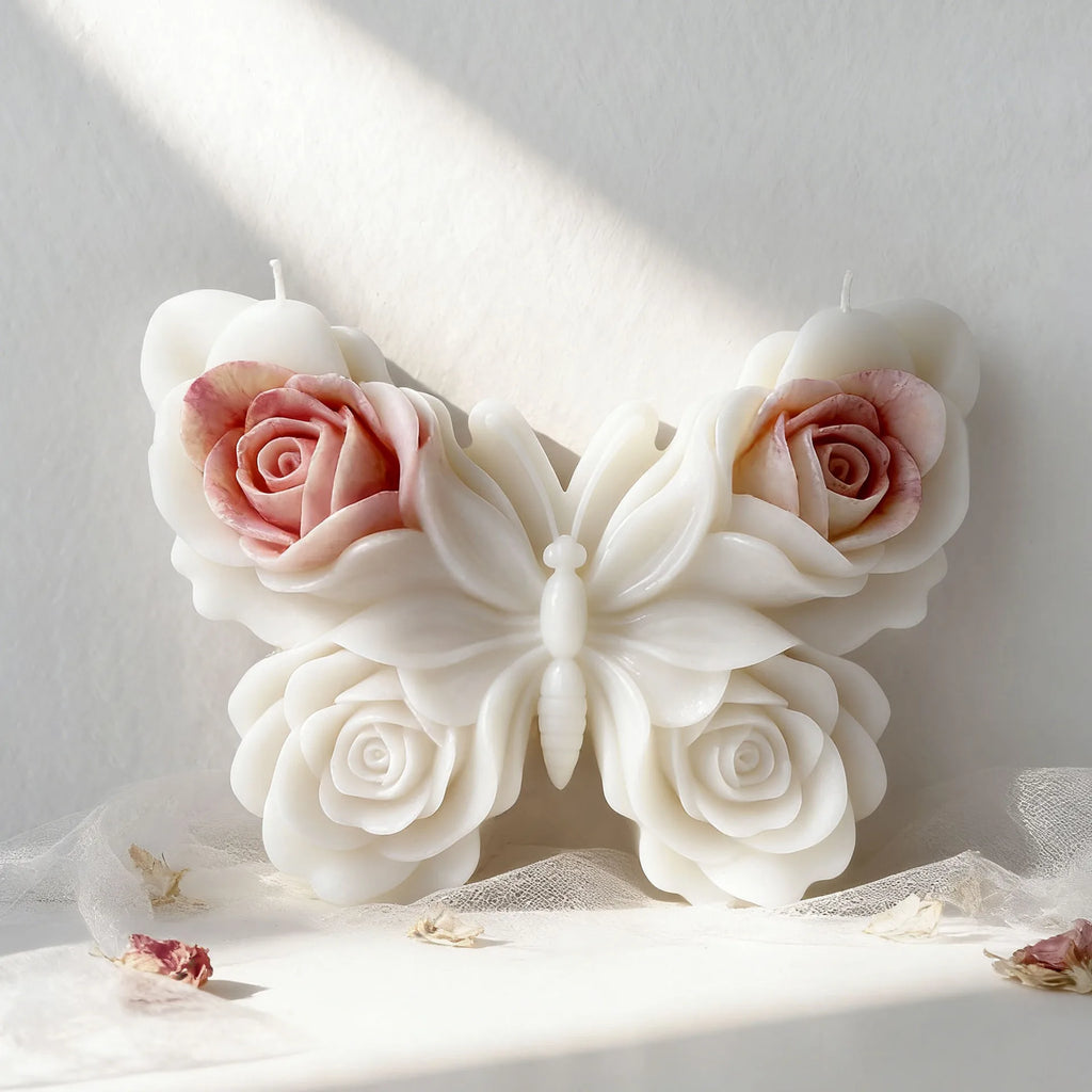 Flower Butterfly Silicone Molds for Baking DIY Epoxy Resin Crafts Hanging Decoration Aromatherapy Mold Candle Making Supplies Oasis Select