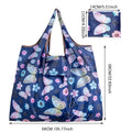 Tote Bag Large Capacity Tote Bag Satchel Lightweight Shopping Bag Printed Pattern Outdoor Foldableable Satchel Camping Travel Oasis Select Blue