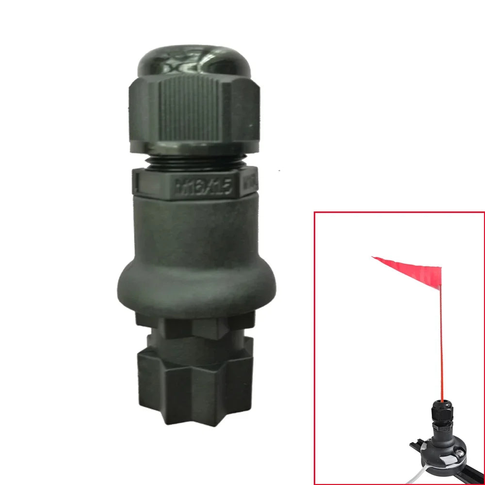 KAYAK Durable Nylon Dinghy Safety Flag Base SOCKET FOR Marine Inflatable Boat Canoe Oasis Select 1 Set