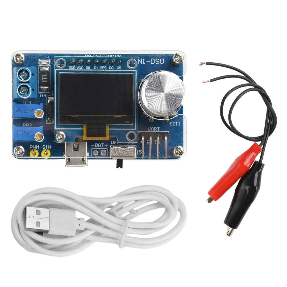 DC 5V DIY Mini Digital Oscilloscope Electronic Kit STC 0.96 Inch DIY Soldering Project Practice Solder Assembly Oasis Select