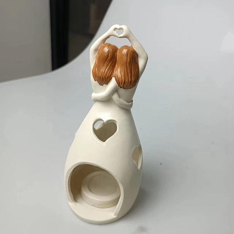 Gifts For Friend, Women- Candle Holder Warm LED Candle, Birthday Warm Gifts For Her, Mom, Best Friend, Female Friendship Oasis Select