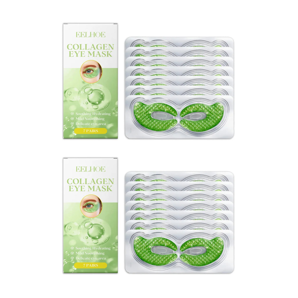 Collagen Eye Mask Patches Moisturizing Firming Anti Dark Circles Remove Eye Bags Eyes Care Gel Masks Pads Eyes Skin Care Oasis Select 14 pairs