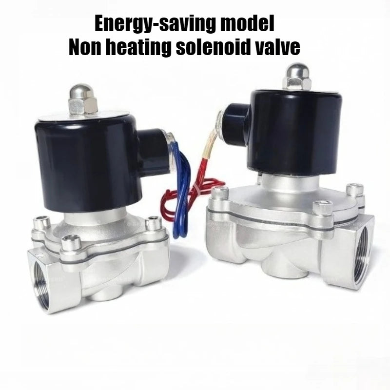 Lectric Solenoid ValveDN15/20/25 1/2" 3/4" 1" Energy Saving Non Heating Normally Closed Pneumatic Water Oil Air AV220V DC24V Oasis Select